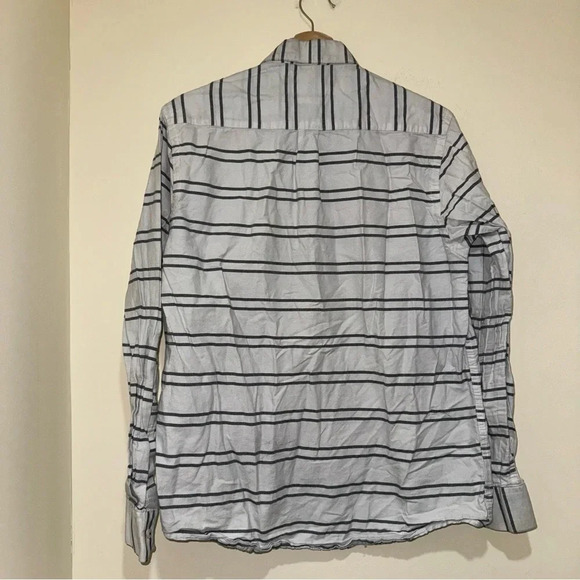 Men’s Ralph Lauren Blue Tag Casual White + Navy Button Down Long Sleeve Size: XL - Picture 13 of 16